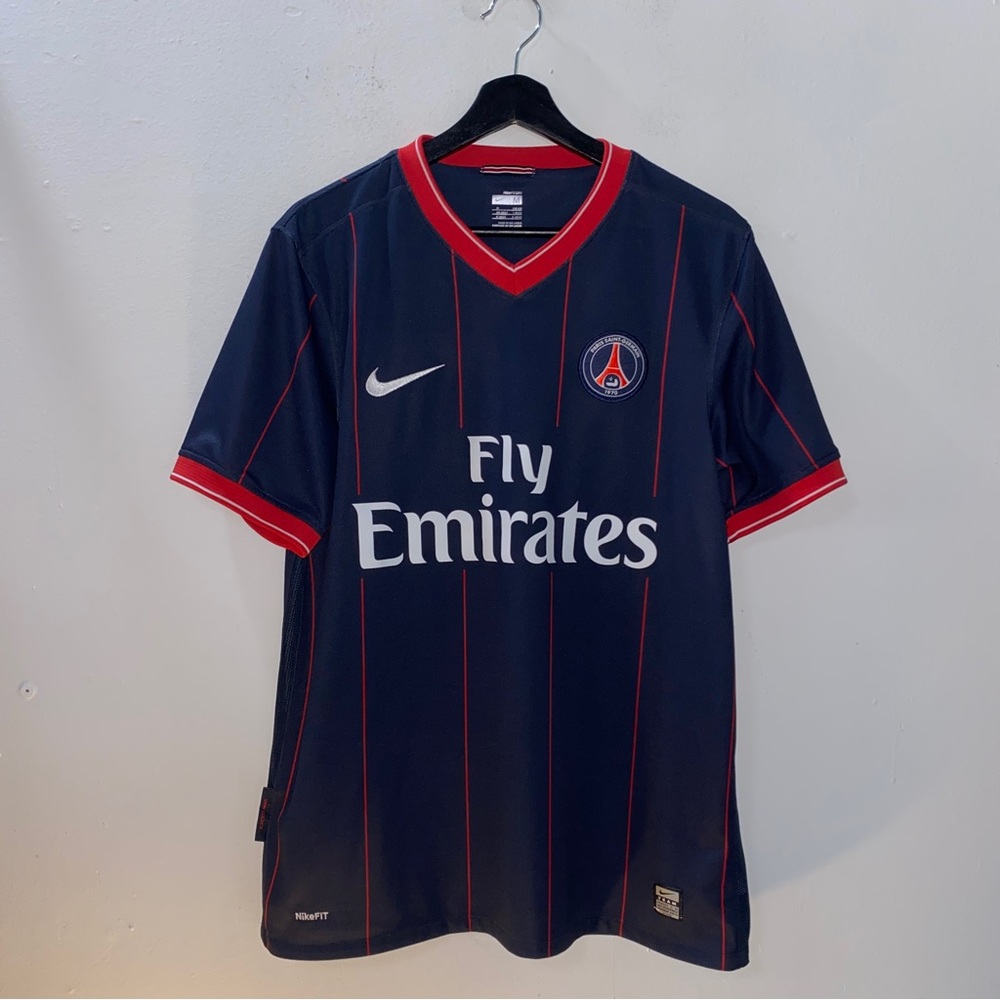 Men’s PSG Paris Saint Germain 2009/2010 Nike Home Football Shirt Jersey Medium